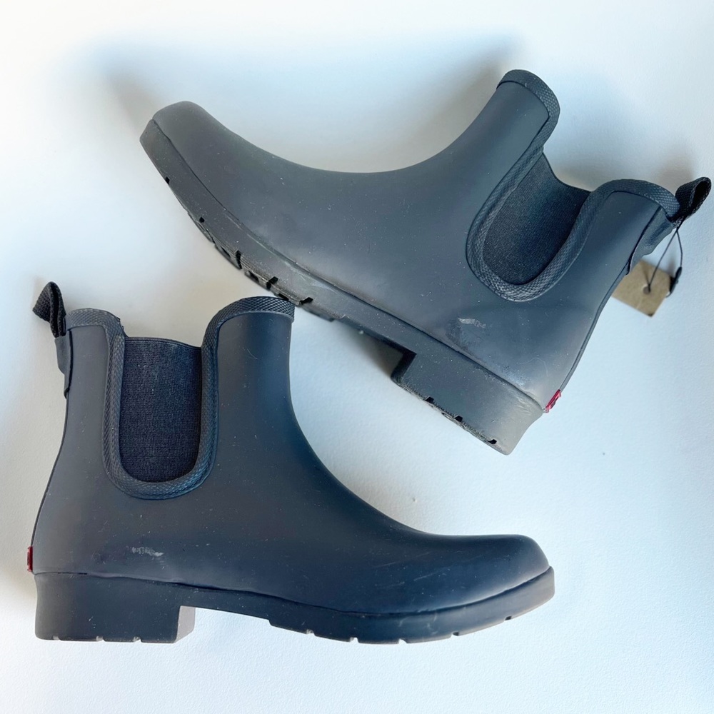 Chooka Eastlake Waterproof Grey Chelsea Rainboot, 7